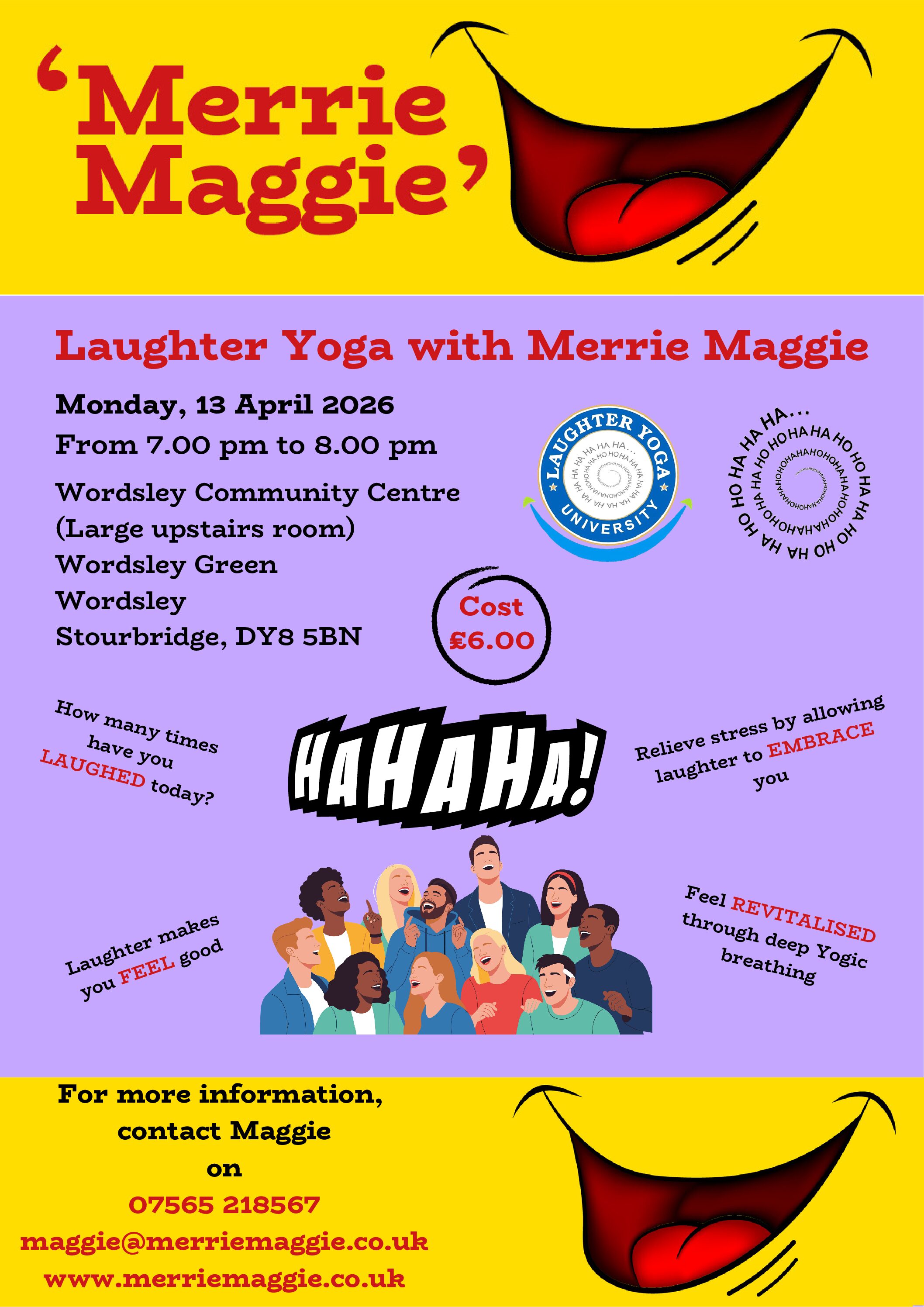 13-4-26 Merrie Maggie Poster - Wordsley