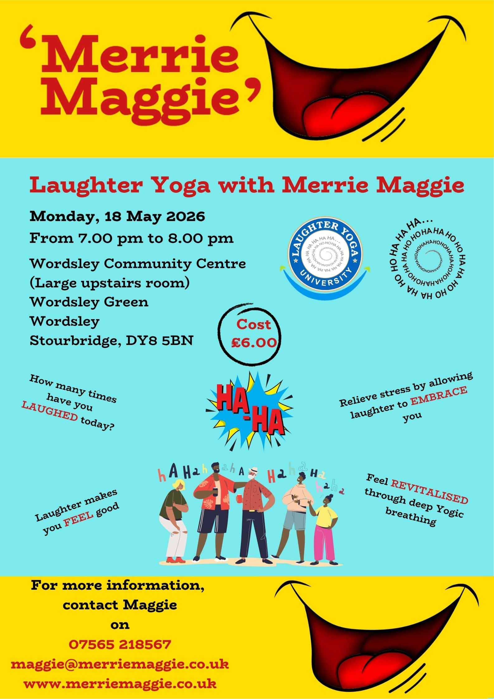 18-5-26 Merrie Maggie Poster - Wordsley