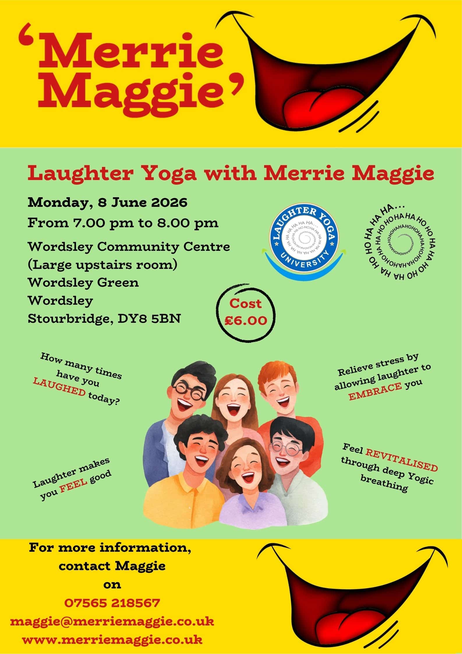 8-6-26 Merrie Maggie Poster - Wordsley