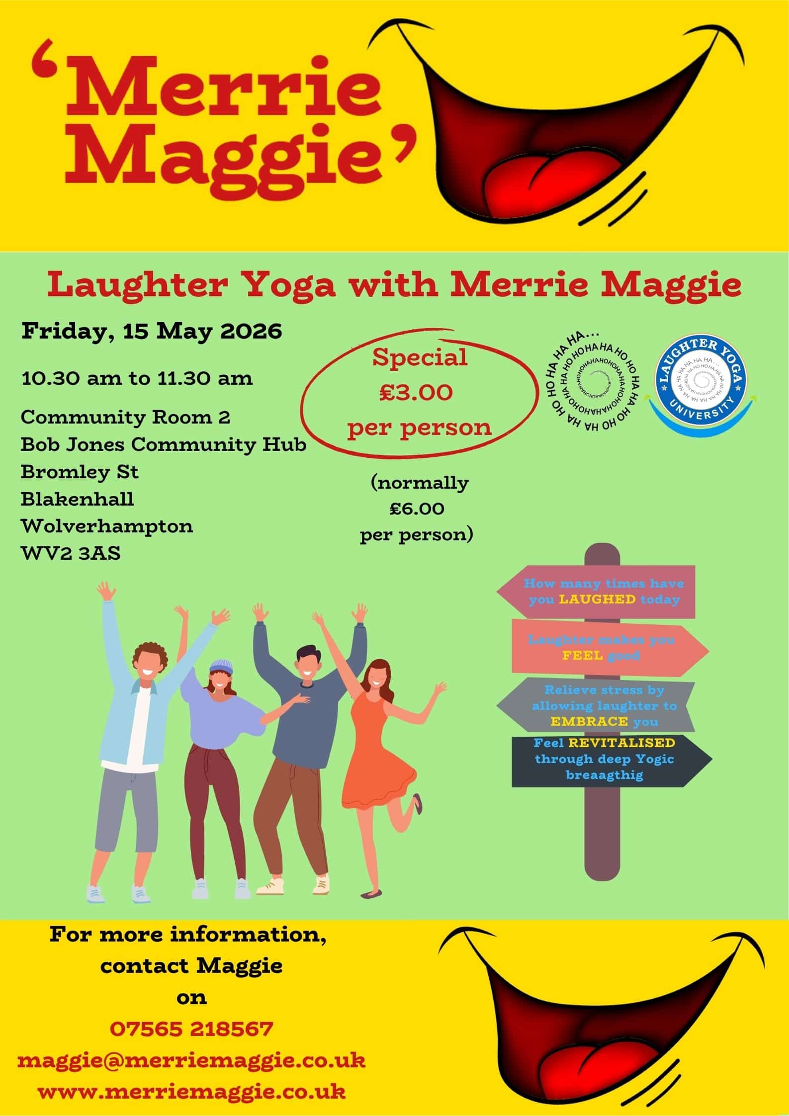 15-5-26 Merrie Maggie Poster - Wolverhampton