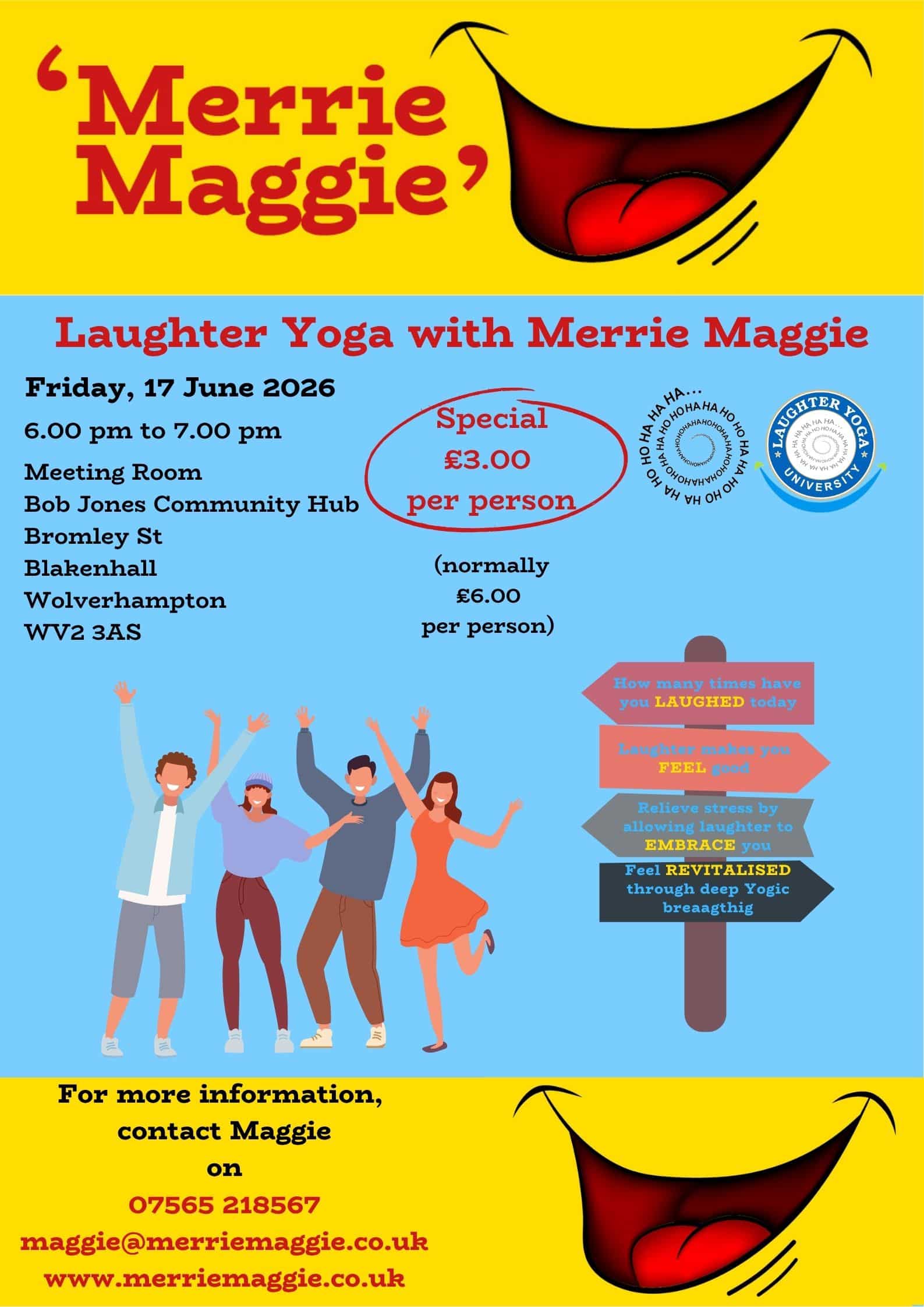 17-6-26 Merrie Maggie Poster - Wolverhampton