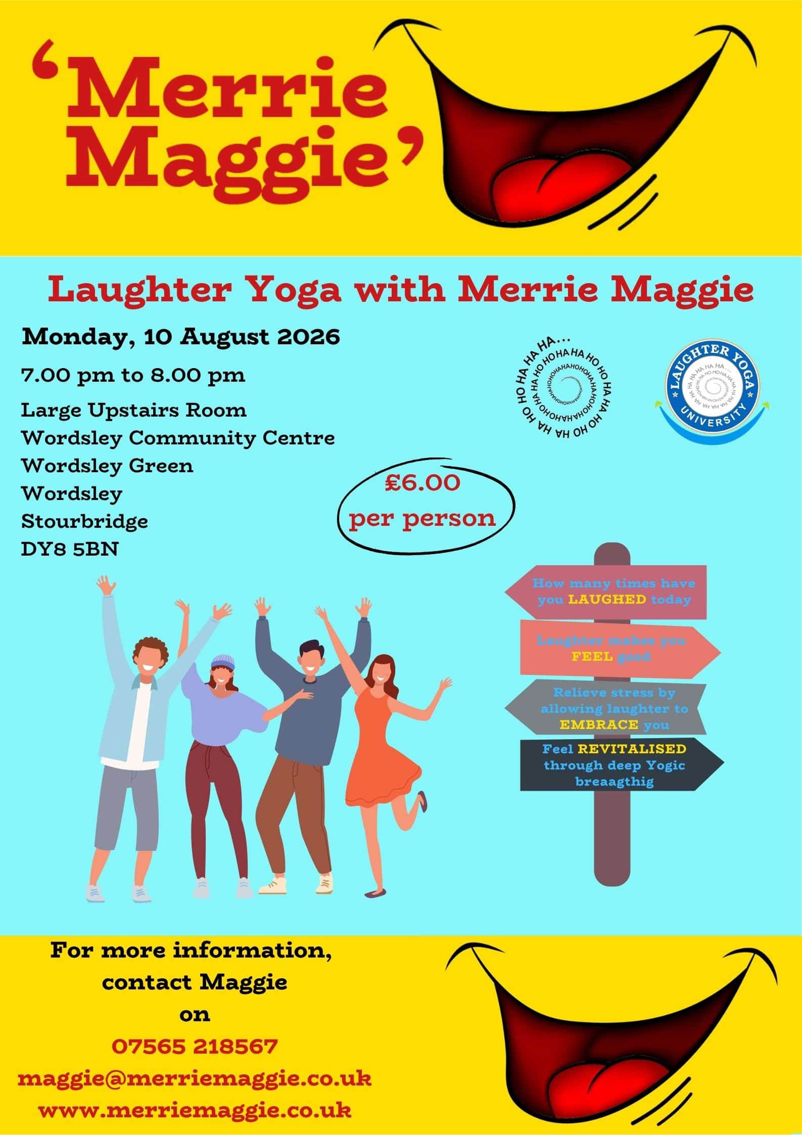 10-8-26 Merrie Maggie Poster - Wordsley
