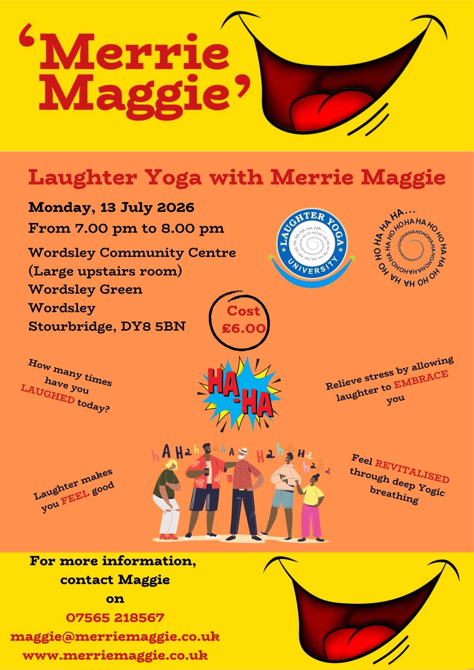 13-7-26 Merrie Maggie Poster - Wordsley
