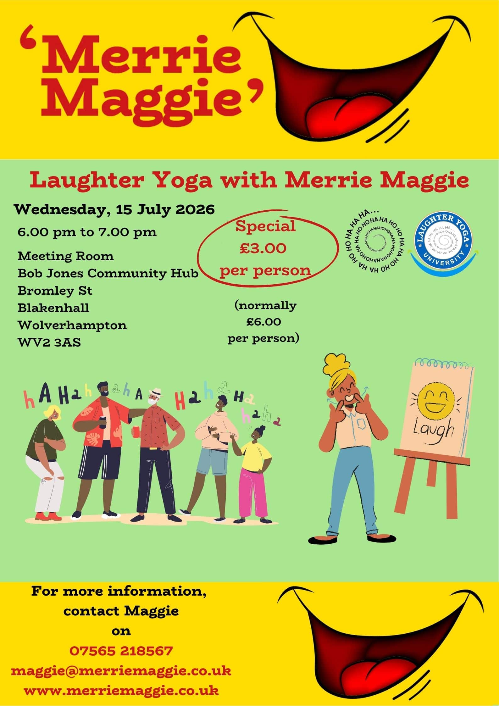 15-7-26 Merrie Maggie Poster - Wolverhampton