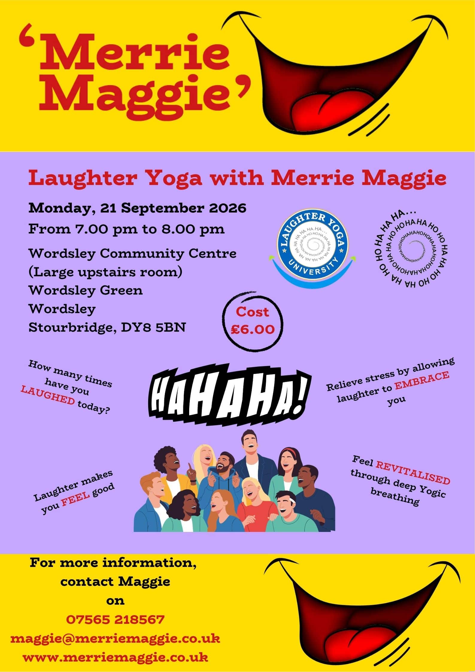 21-9-26-26 Merrie Maggie Poster - Wordsley
