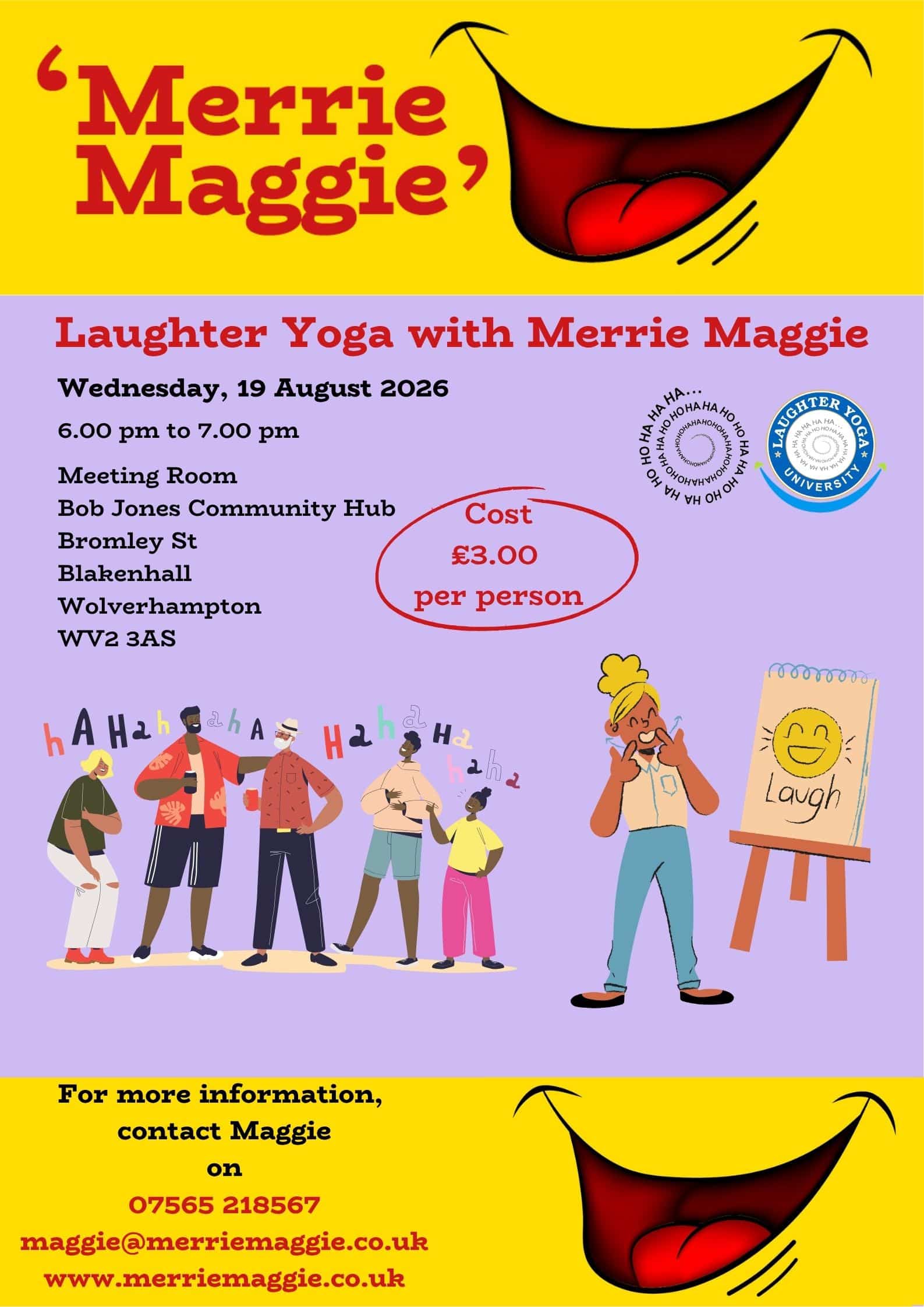 19-8-26 Merrie Maggie Poster - Wolverhampton
