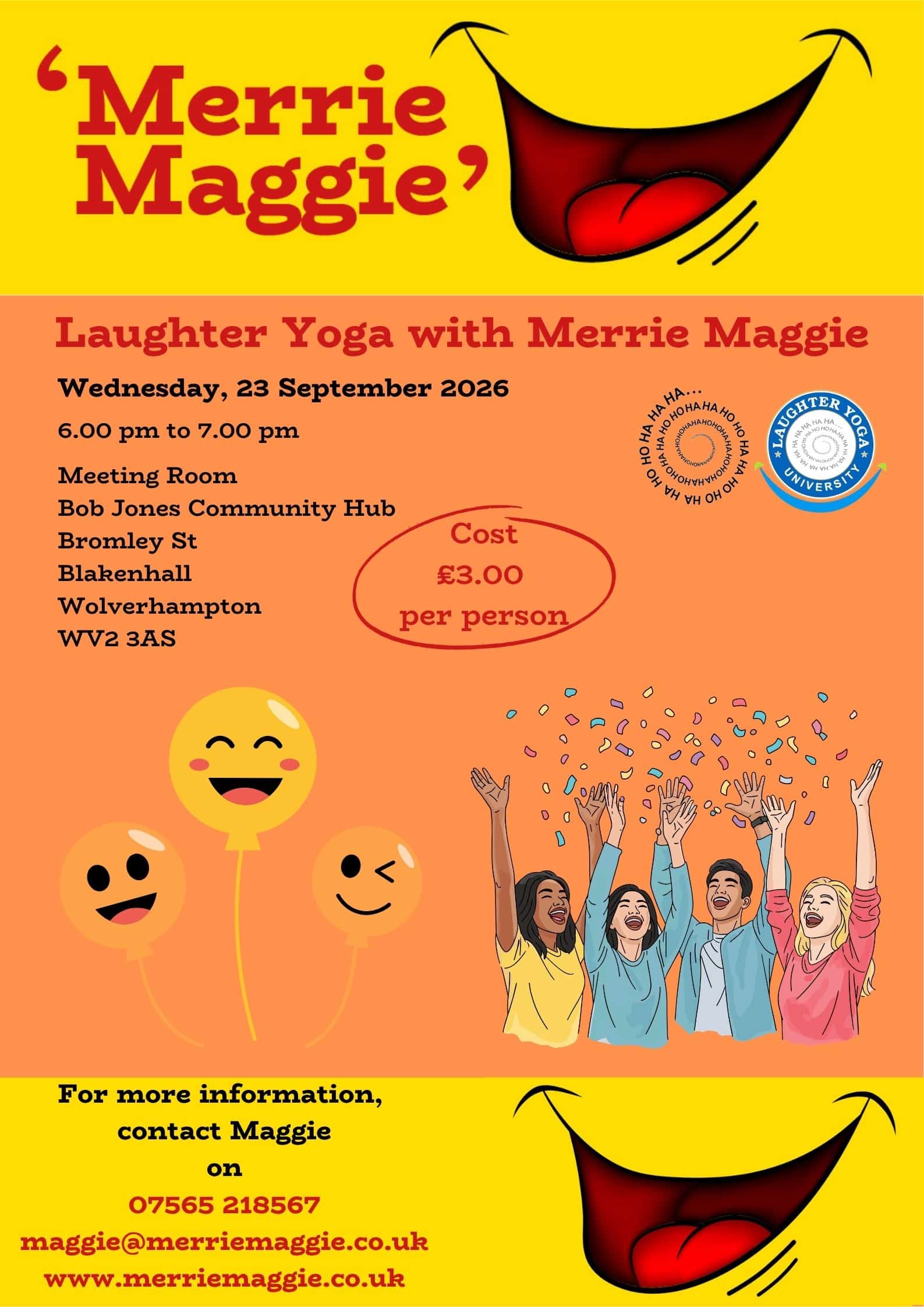 23-9-26 Merrie Maggie Poster - Wolverhampton